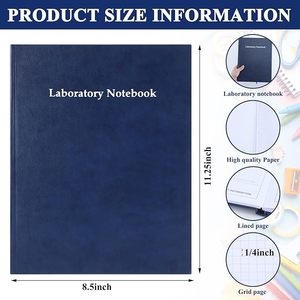 Laboratorio Notebook laboratorio quadruplo scienza libro di laboratorio con pagine a griglia numerate pagine e sommario per la chimica - Product Image 6