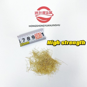 Copper-Plated Steel Fiber Modern Design <strong>Style</strong> Building Material for Floors Office Buildings High Tensile Strength Customizable - Product Image 3