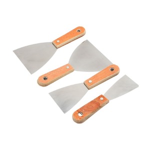 厂家直销油灰刀刮刀带木柄柔性不锈钢刀片 - Product Image 5