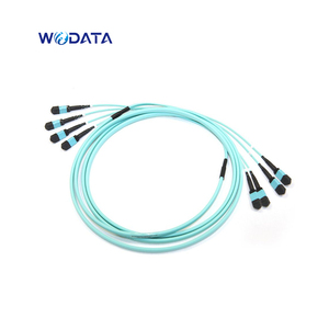 12 24 36 48 72 144 Fibres Aqua Multimode OM4 <strong>MTP</strong>/MPO <strong>Trunk</strong> Cables - Product Image 3