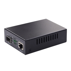 1*100M/1G/2.5G/10GbpsアダプティブRJ45ポート、1*10Gbps SFP + スロット10G光ファイバーイーサネットメディアコンバータ - Product Image 4