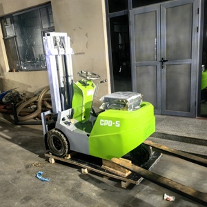 Electric Forklift Small New Energy Hydraulic Lifting Four-Wheel Ride-on <strong>Loading</strong> and <strong>Unloading</strong> Stacker - Product Image 5