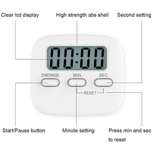 J&R kleiner elektronischer Multi-Schreibtisch-Mini-4-Digital-Minuten-Zweitenjahrestimer magnetischer Countdown-Timer - Product Image 6