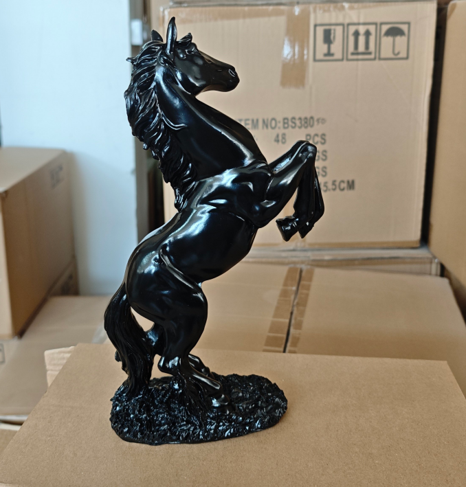 shining black