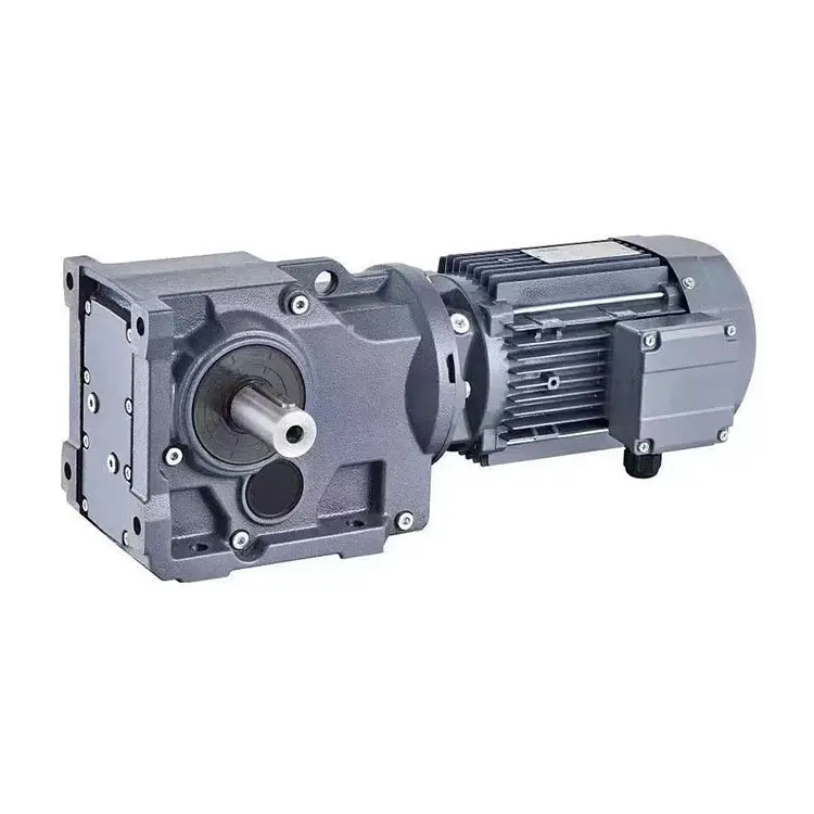 Motor reductor de engranajes helicoidales cónicos Serie k de precisión, para cinta transportadora para la industria, gran oferta, fabricante profesional