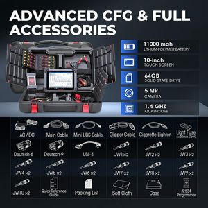 [US VERSION] Autel MaxiSYS MS908CV 24V Schwerlast-LKW-Vollsystem-Diagnose werkzeug ECU-Programmierung Auto-Fahrzeug OBD2-Scanner - Product Image 4