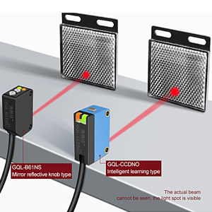 鏡面反射ビジョン光電センサー検出透明非透明物体レトロ反射光学フォトセンサー - Product Image 3