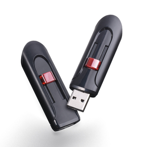 高品质批发u盘32gb 64GB容量推拉式记忆棒2.0金属卡式USB 3.0接口 - Product Image 3