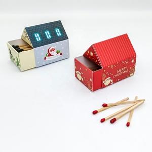Small Wood <strong>Matches</strong> in Bulk Safety Custom Box <strong>Matches</strong> Special Design House Shape <strong>Matches</strong> - Product Image 2