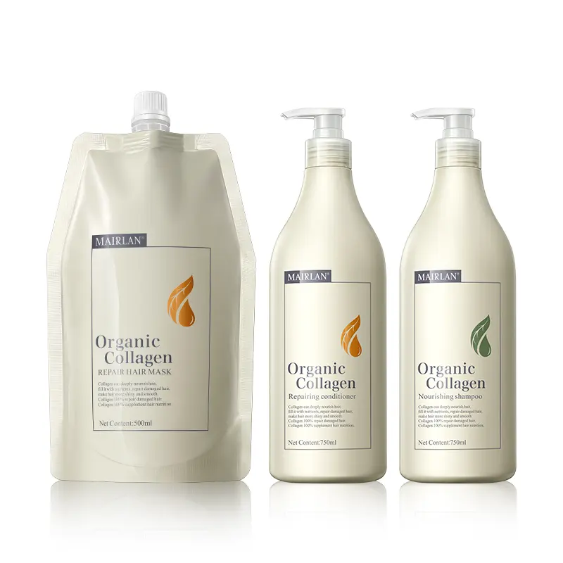 Collagene trattamento professionale aminoacido Shampoo e balsamo fragranza lavaggio vestito organico naturale cura dei capelli