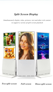 High Brightness 43/55 Inch Dual-Sided Digital Signage Ceiling-Mounted <strong>LCD</strong> Advertising <strong>Display</strong> for Retail Education SDK <strong>Function</strong> - Product Image 5