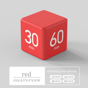 Sıcak satış rubik küp yerçekimi zamanlayıcı Led küçük ekran geri sayım mutfak zamanlayıcı zaman yönetimi için - Product Image 4