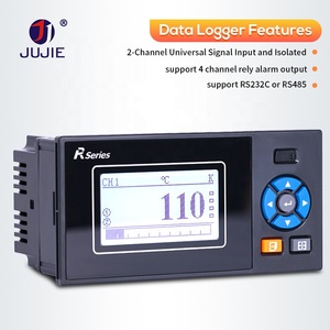 Modbus-registrador de datos de 1-4 canales, Registrador de temperatura, presión, humedad, corriente, USB