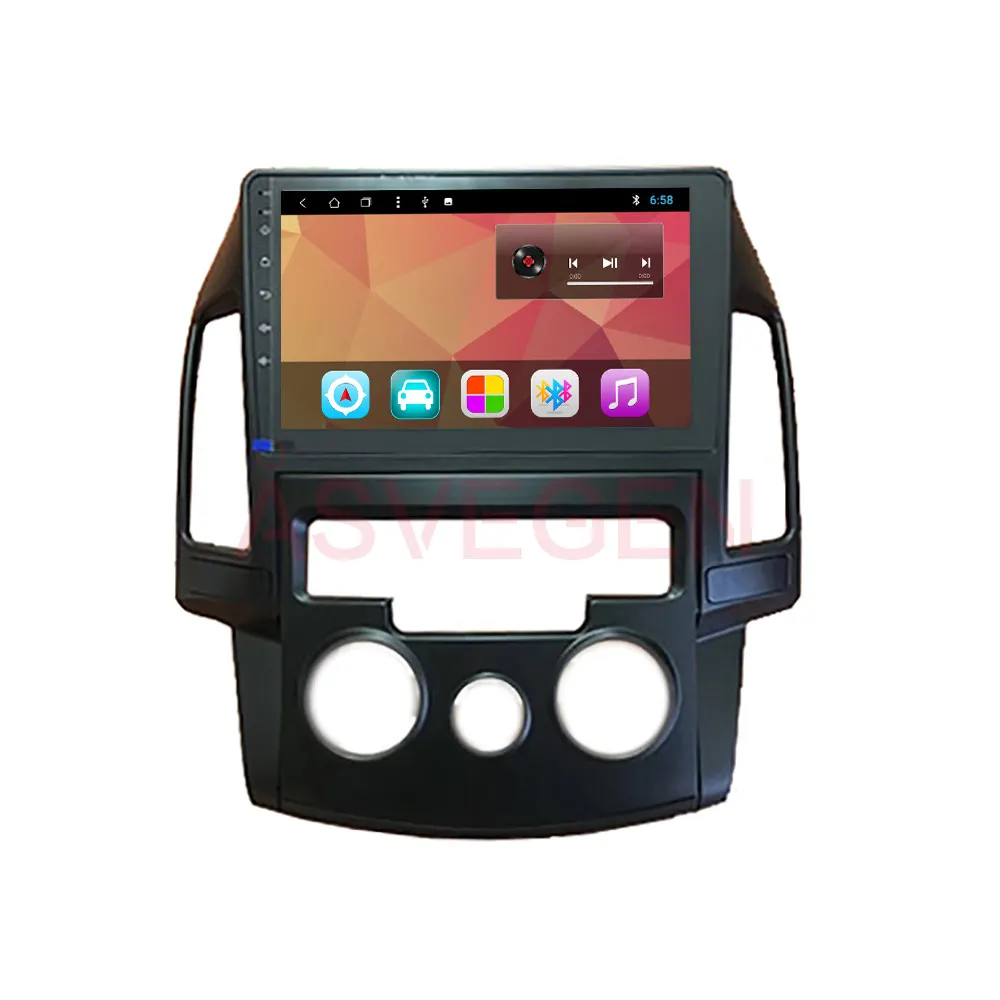 Android Radio de Audio de DVD del coche del sistema reproductor Multimedia con Playstore Wifi navegación GPS para Hyundai I30 2006-2012