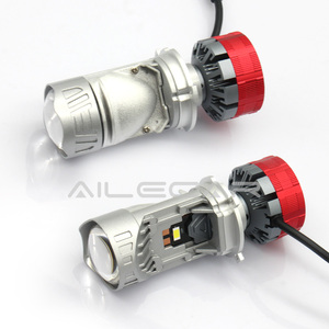 ไฟหน้ารถยนต์ LED 48W 6000K ระบบไฟอัตโนมัติแบบสากลไฟ HD H7สี H11 9005 9006โปรเจคเตอร์ H4เลนส์ LED - Product Image 4
