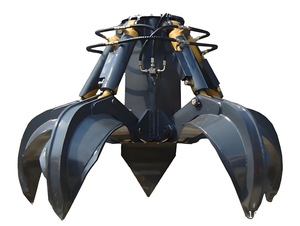 5-Valve Hydraulic <strong>Grab</strong> Multi-Valve Grapples for Bulk Material Loading and Unloading for <strong>Ore</strong> Pig Iron Farm Industries