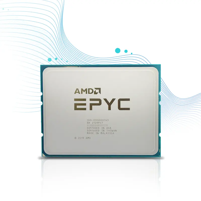 Epyc 7b12 Cpu Processor Rome 100-000000020 64 Core 128 Draad 2.25 Ghz 3.30 Ghz 240W Ontgrendeld Gebruikte Conditie