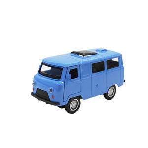 Sıcak satış UAZ 452 Diecast oyuncak simülasyon ses ve hafif kalıp döküm geri çekme oyuncak pres döküm Model araba 1:36 ölçekli - Product Image 3