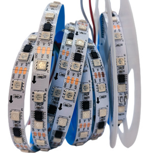 2811 5050 RGB светодиодные полосы света 12 В WS2811 IC 30 светодиодов/м пикселей программируемая индивидуальная адресная Гибкая Диодная лента - Product Image 2