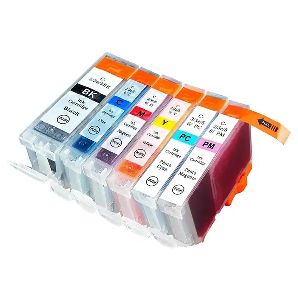 Cheap BCI-3 3e 5 6 BCI-6 Premium Color Compatible Inkjet Ink Cartridge for Canon PIXMA iP6000D Printer