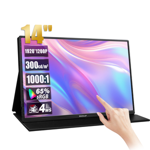 ZEUSLAP Portable Monitor <strong>LCD</strong> 16:10 14&quot;FHD IPS Touch <strong>Display</strong> PC Notebook Computer Laptop Phone <strong>Display</strong> for Xbox Switch PS4 - Product Image 1