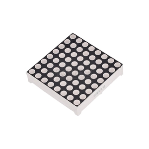 Alta luce Mini 16pin 3mm 32x32mm 8x8 digitale rosso comune catodo LED Dot Matrix LED tubo modulo di visualizzazione 1088AS