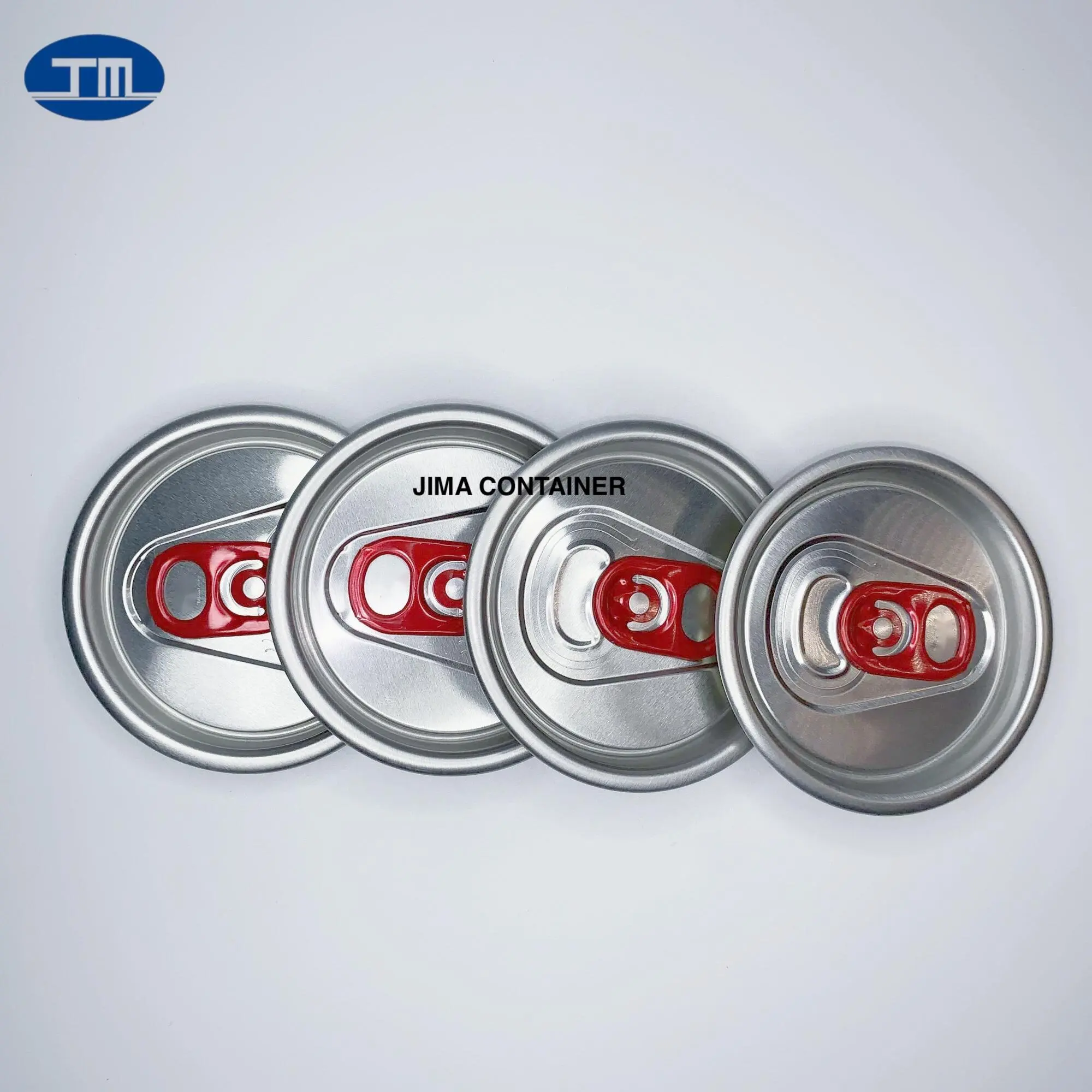 Coperchio per lattine prodotto caldo anello di trazione rosso coperchio in alluminio con apertura completa lattine di birra coperchio per lattine di chiusura