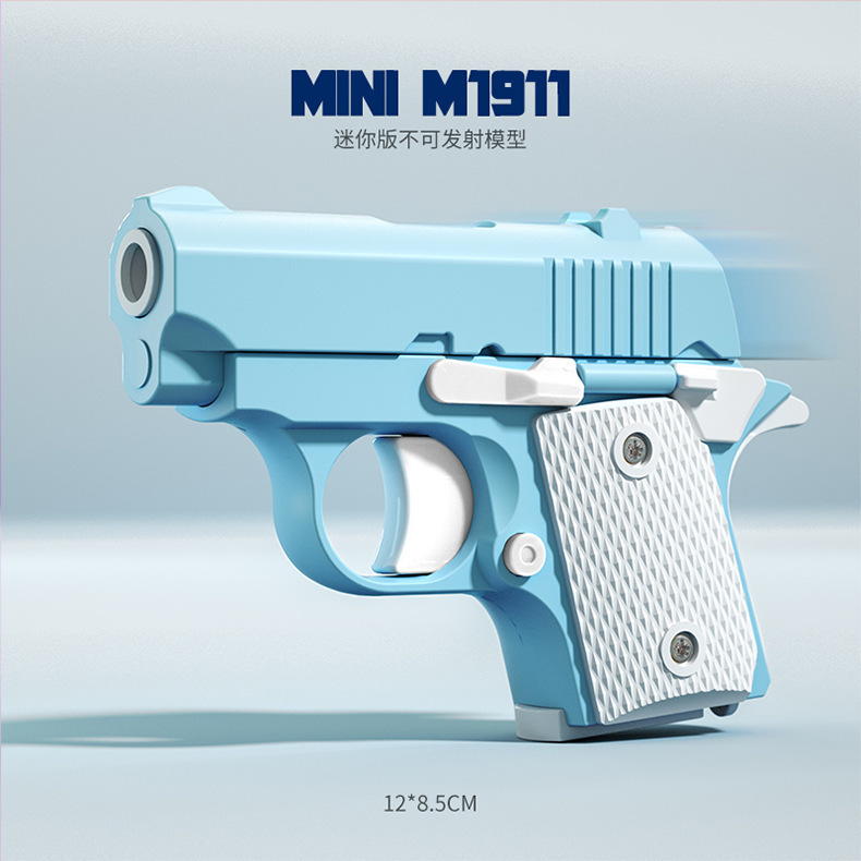 Pistolet à carottes à gravité 1911 - bleu canon - compatibilité à dégagement rapide.