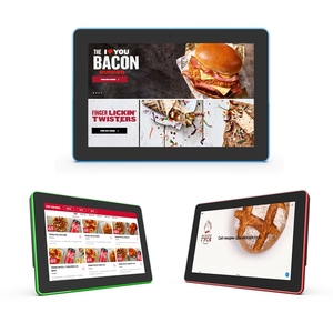 Wand halterung Android Tablet Monitor POE-Strom versorgung mit umgebender LED-Licht leiste für Digital Signage-Displays im Konferenz raum - Product Image 1