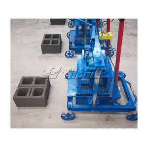 Piccolo Diesel manuale QT40-2 piccolo blocco manuale che fa macchina macchine per mattoni a mano - Product Image 1