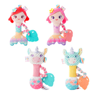 <span class=keywords><strong>SOZZY</strong></span> bebek uyku yatıştırıcı Mermaid unicorn rahat peluş çıngırak çiğnemek ve yenidoğan bebek oyuncakları uyku çocuklar iyi hediye soothe olabilir