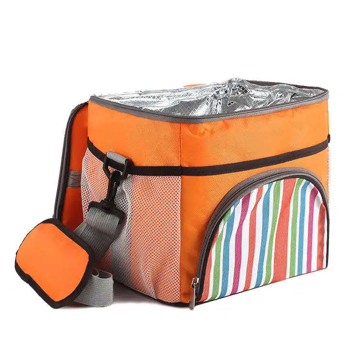 Fiambrera portátil a prueba de agua personalizada, bolsa de hombro con aislamiento térmico caliente y frío, bolsa de entrega de alimentos con contenedor de alimentos