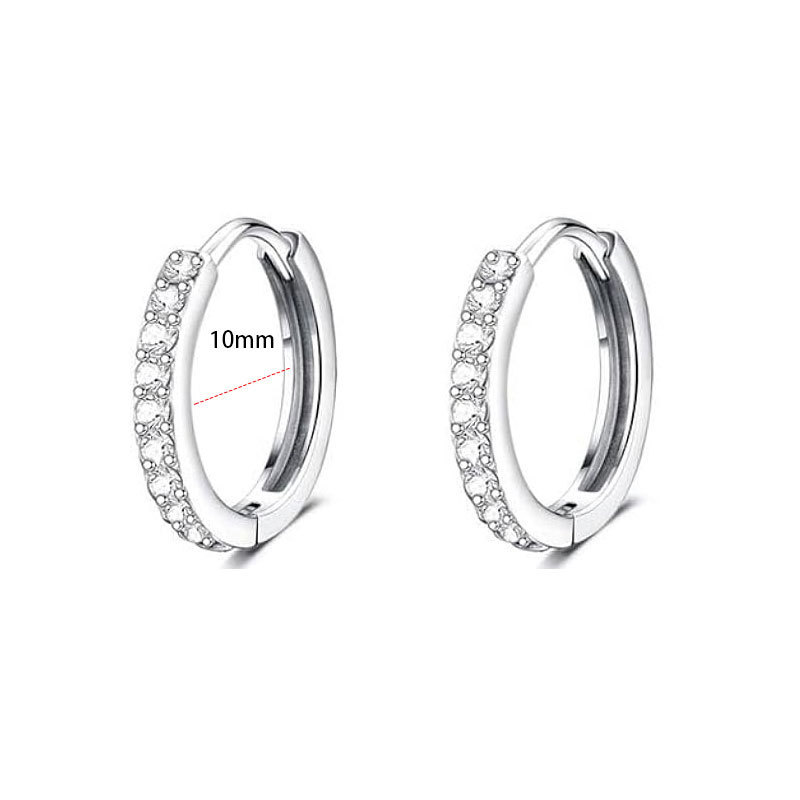Coppia di orecchini in argento