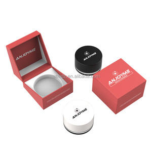 3.5ml 5ml 7ml Custom Design Gold Foil square <strong>Red</strong> Reusable Jewelry Gift <strong>Boxes</strong> Empty Smell Proof Airtight Cube Jar Glass Container