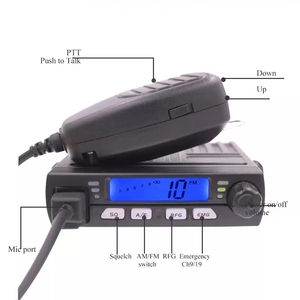 Produttori all'ingrosso autoradio 25W DCS funzione di allarme citofono remoto auto trasporto cb radio 26-29MHz Radio Mobile marittimo - Product Image 2