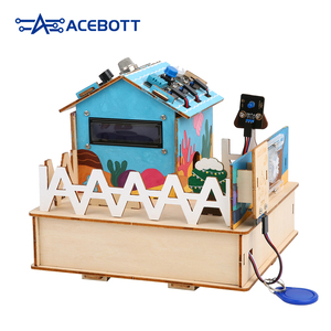 Acearduino kök ahşap elektronik çocuklar DIY öğrenme Arduino için akıllı ev programlama akıllı ev başlangıç kiti Arduino için
