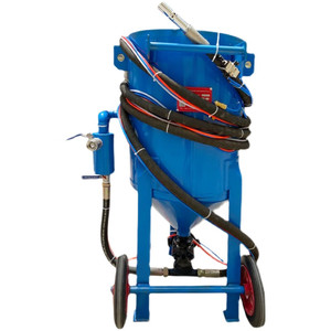 İnşaat için taşınabilir yüksek verimli Metal kumlama makinesi manuel temizleme işlemi aşındırıcı özellikler Motor motoru - Product Image 6