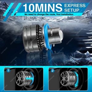 ไฟหน้า <span class=keywords><strong>LED</strong></span> CANbus H7พร้อมชิป3570 CSP 40W ไฟตัดหมอกรถยนต์เลนส์สามสี H4 H11เลเซอร์9005ไฟหน้า <span class=keywords><strong>LED</strong></span> 9006 - Product Image 5
