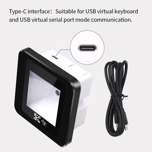 เครื่องอ่าน RFID R35C DC12V 125Hz 13.56MHz QR เครื่องอ่านรหัสควบคุมการเข้าถึง wigand USB RS232 TTL เอาต์พุต RS485 - Product Image 4