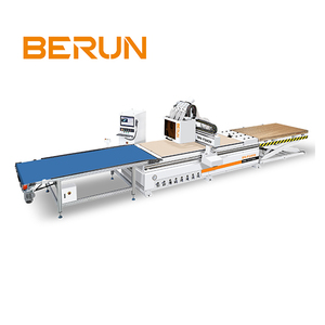 BERUN BN-F2409 Wooden Door Design Wood Caving <strong>CNC</strong> <strong>Router</strong> <strong>Machine</strong> 4 Process Cutting Single Used NC Studio Mach3 for Home <strong>Use</strong> - Product Image 1