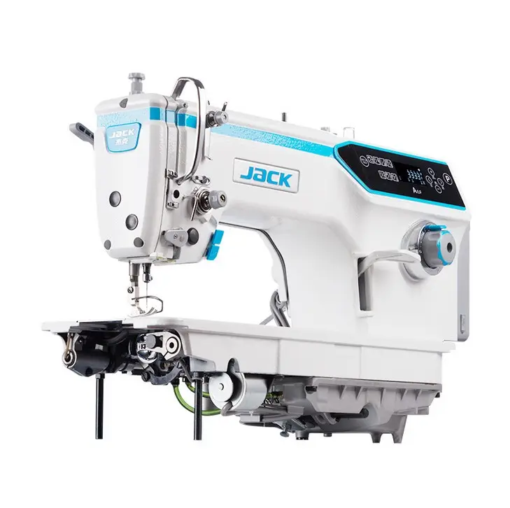 Depósito para precio barato Jack A6F computadora de alimentación de aguja máquina de coser plana electrónica Juki máquina de coser Industrial 100