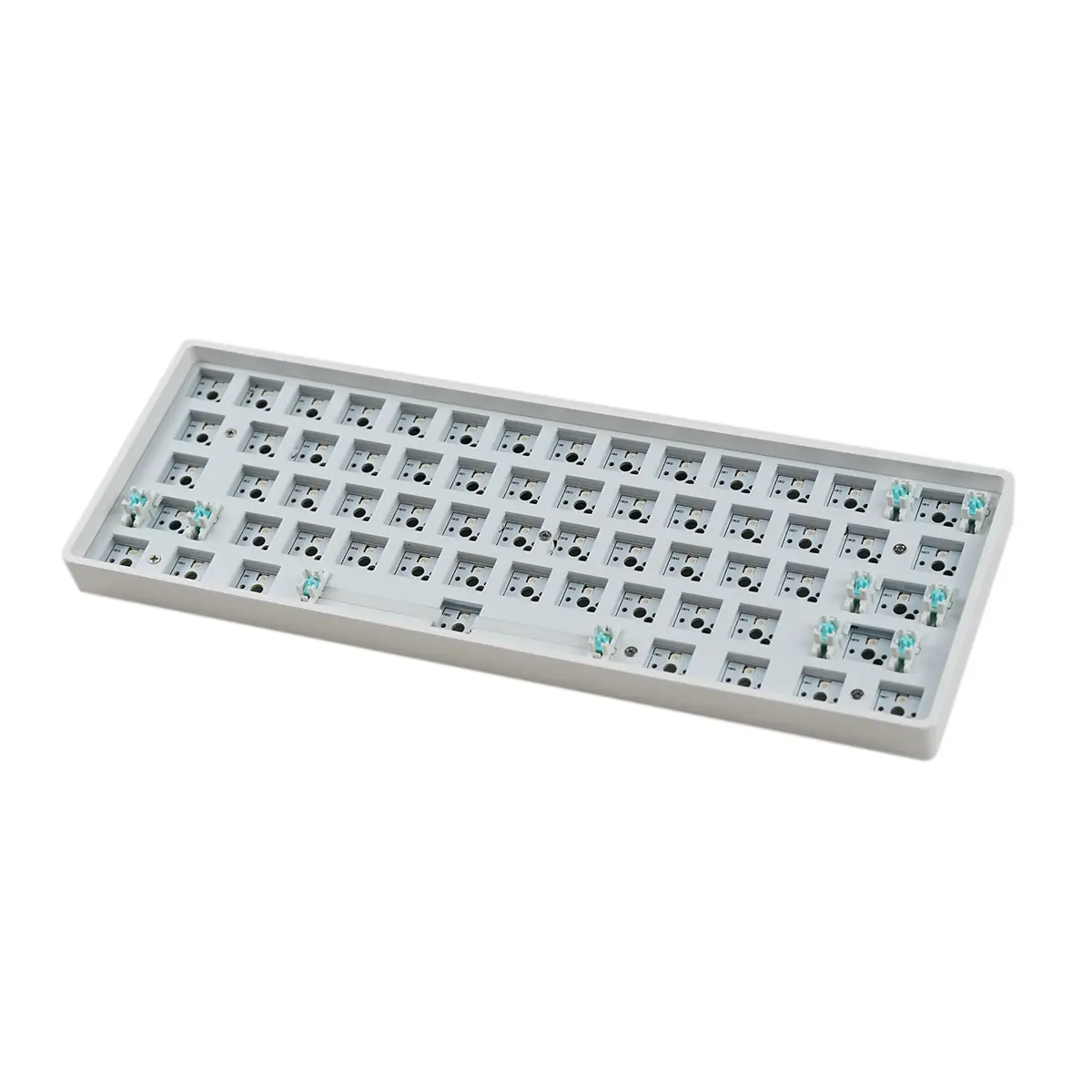 TECH w TECH MK61 mekanik klavye kiti 61 tuşları RGB Bluetooth kablosuz 3 modu çalışırken değiştirilebilir 60% kompakt Mini taşınabilir klavye