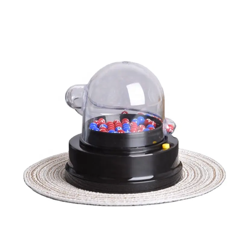 Маленькая лотерея с нумерованными шариками, клетка для игры в бинго для детей, набор для традиционных игр в бинго, двухцветный мяч