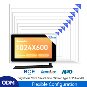 Android 7 pulgadas TFT LCD Módulo 1000nit Luz solar legible para sistemas de control de automatización Pantalla LCD SBC