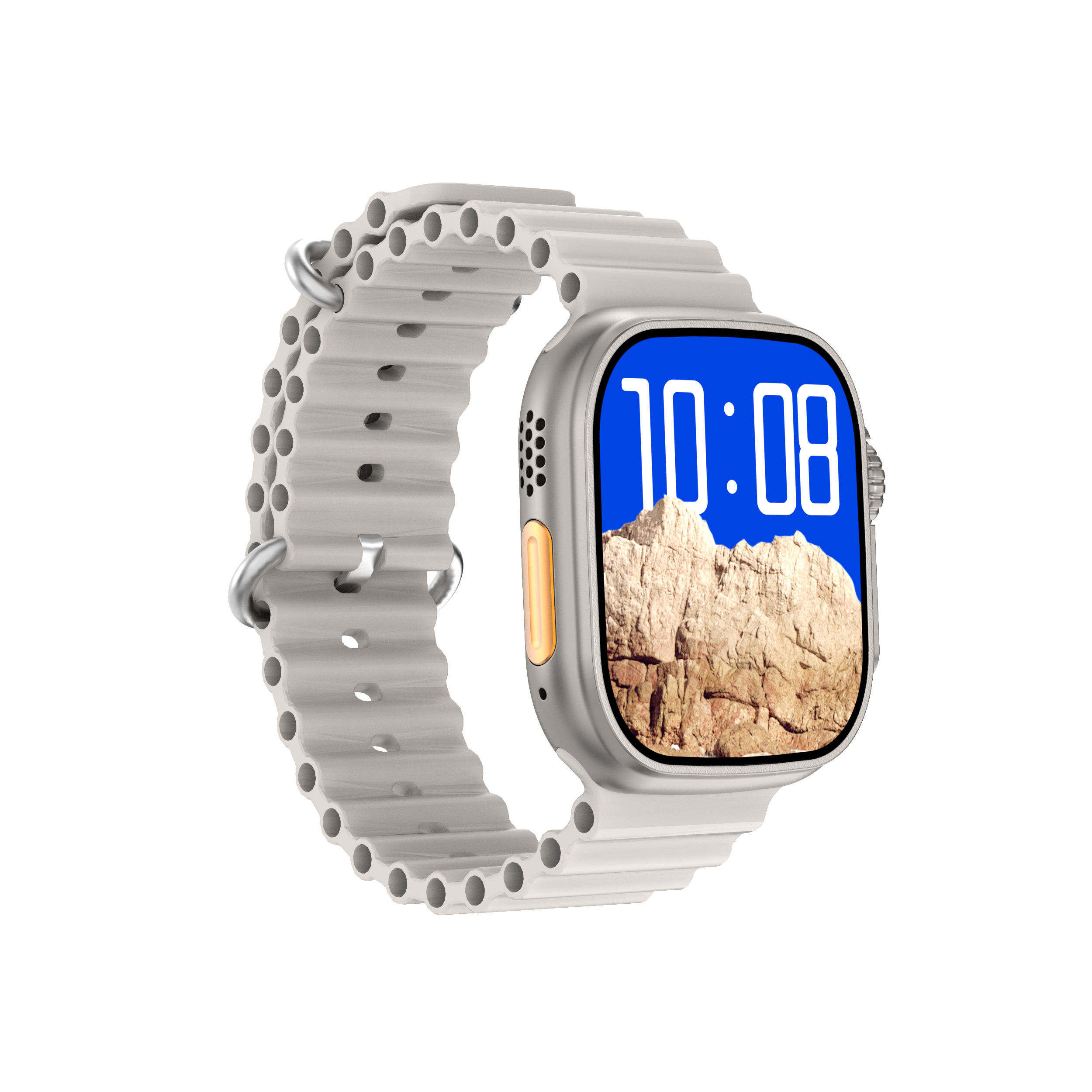 assiette grise riz océan