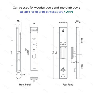 6068 a chiave completamente automatica per il riconoscimento del volto del Video citofono Smart Lock con serratura digitale senza chiave - Product Image 6