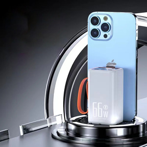 Fast Charging Power Bank Dual USB <strong>Output</strong> 66W Smart Two-Way Power Bank LED Type-<strong>C</strong> <strong>Input</strong> 15W <strong>Output</strong> Fast Charging Li-Polymer - Product Image 5