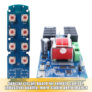 Las funciones clave de nuevo diseño se pueden personalizar con control remoto de radio de polipasto eléctrico