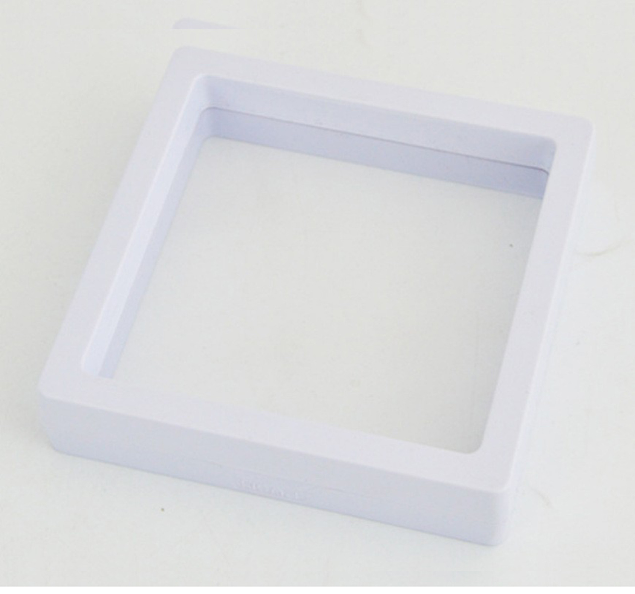 Coffret cadeau film transparent blanc