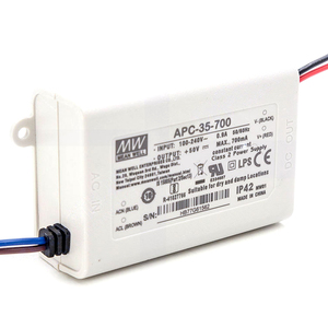 Có nghĩa là tốt APC-35-700 35W CC dẫn lái xe 15-50V 700mA, 90-264vac/127-370vdc đầu vào, hiệu quả 84%, OVP, SCP, 300VAC tăng, IP42 - Product Image 3
